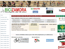 Tablet Screenshot of bicizamora.com